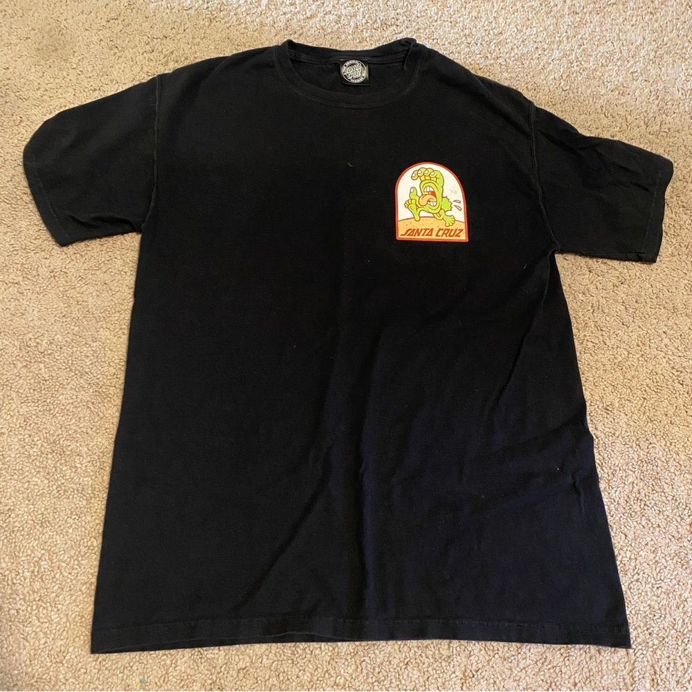 Black Santa Cruz tee shirt